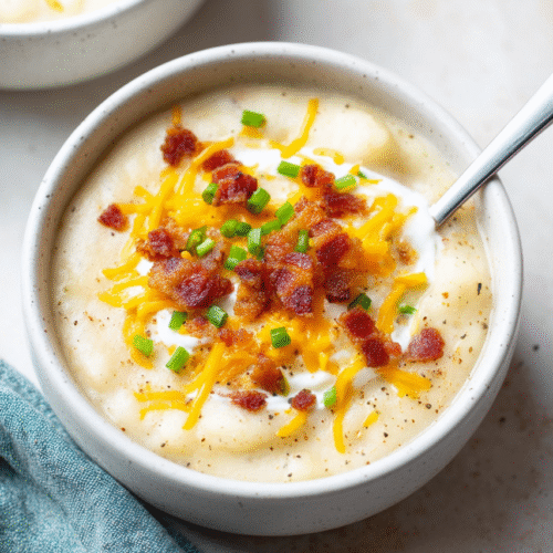 Crockpot Loaded Potato Soup Recipe 1