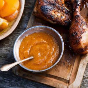Mustard Peach Bbq Sauce Recipe 1