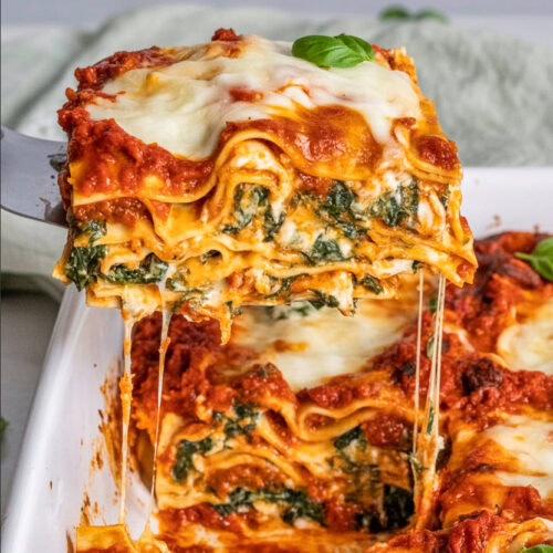 Sausage Lasagna Spinach And Mushrooms 1