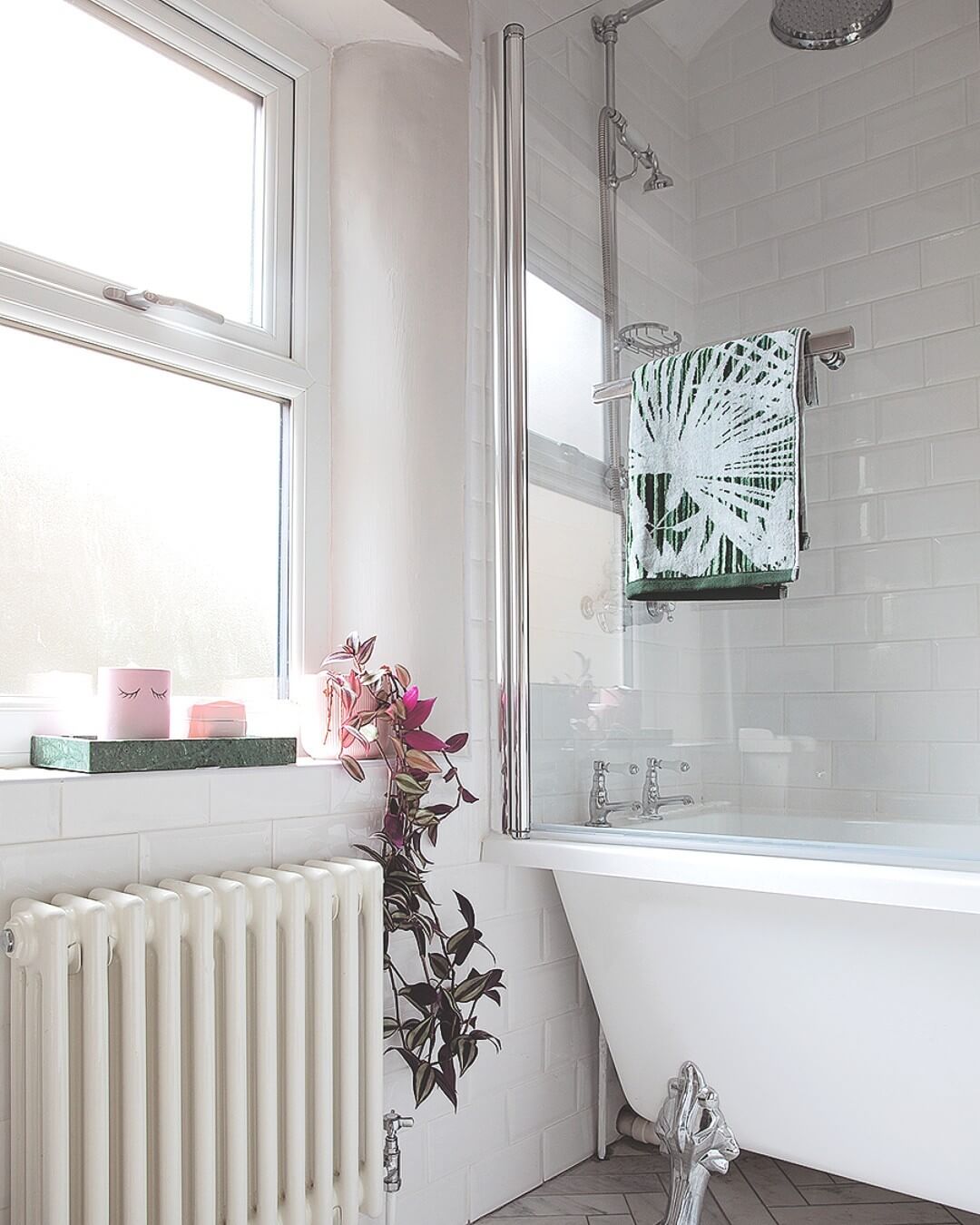 Drape Greenery Over a White Radiator