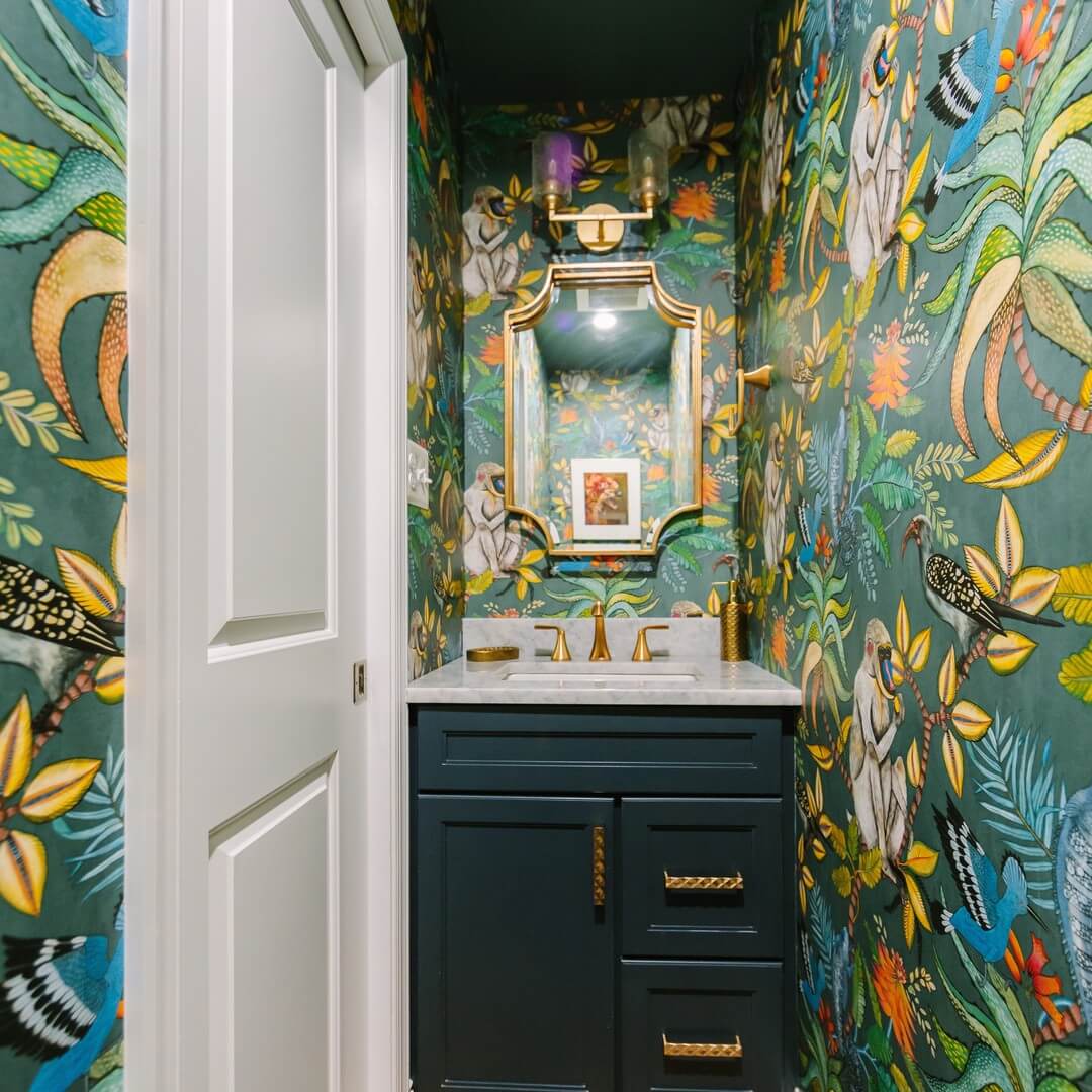 Go Bold with Animal and Foliage Wallpaper