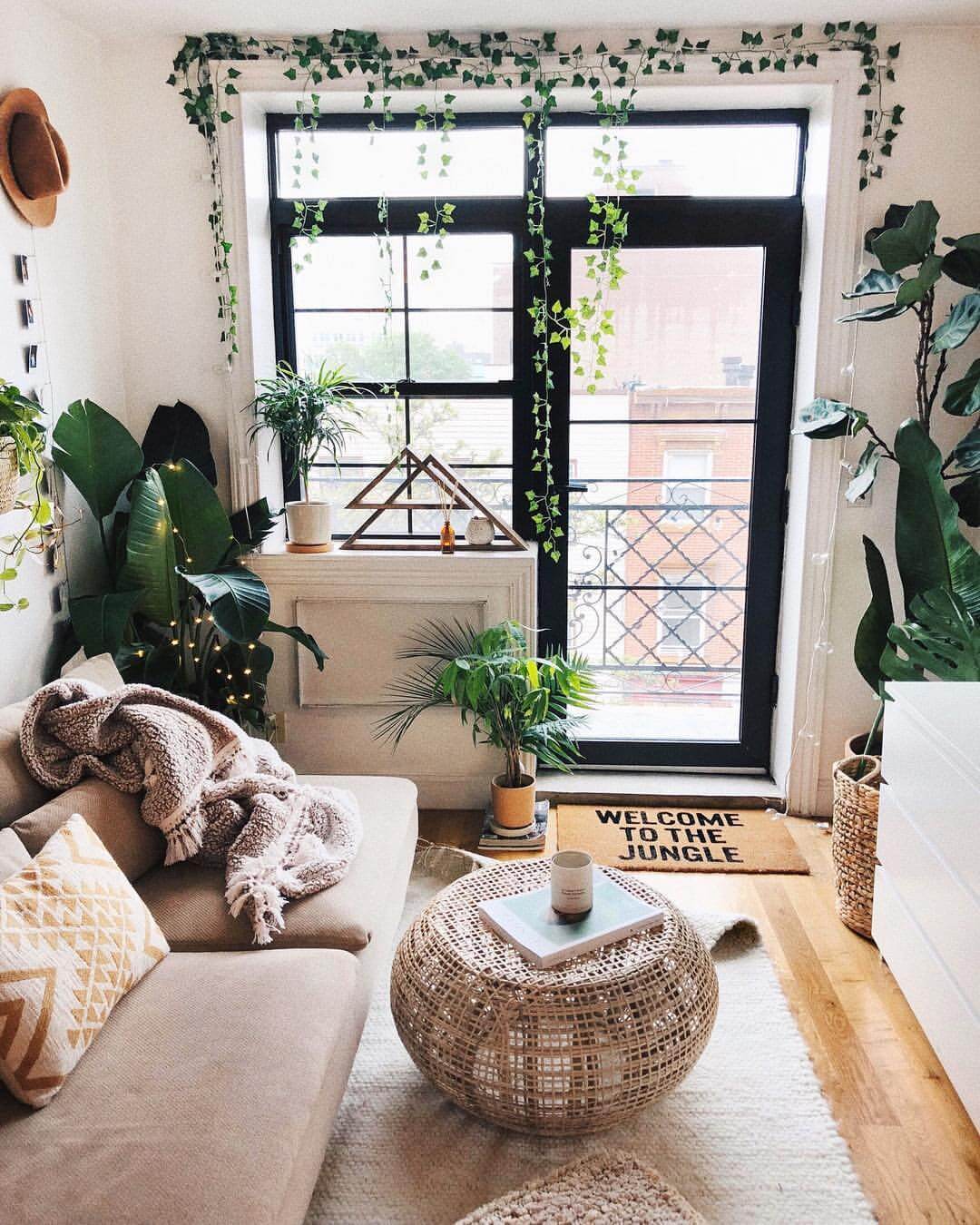 Drape Greenery to Soften Window Frames