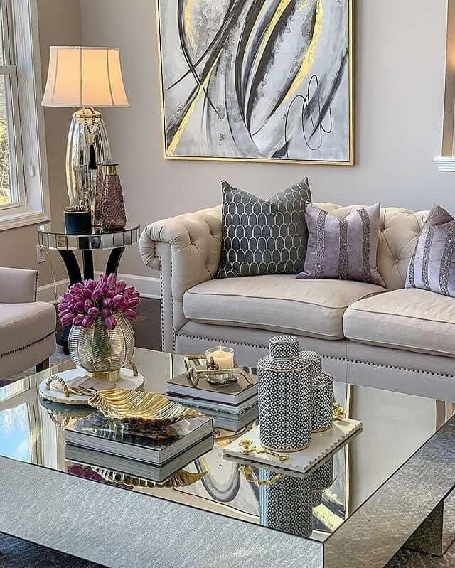 Reflect Light and Style with a Mirrored Coffee Table