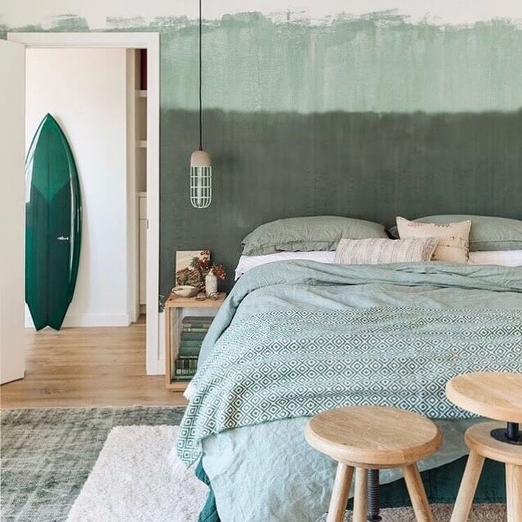 Paint an Ombre Wall for a Moody Coastal Backdrop