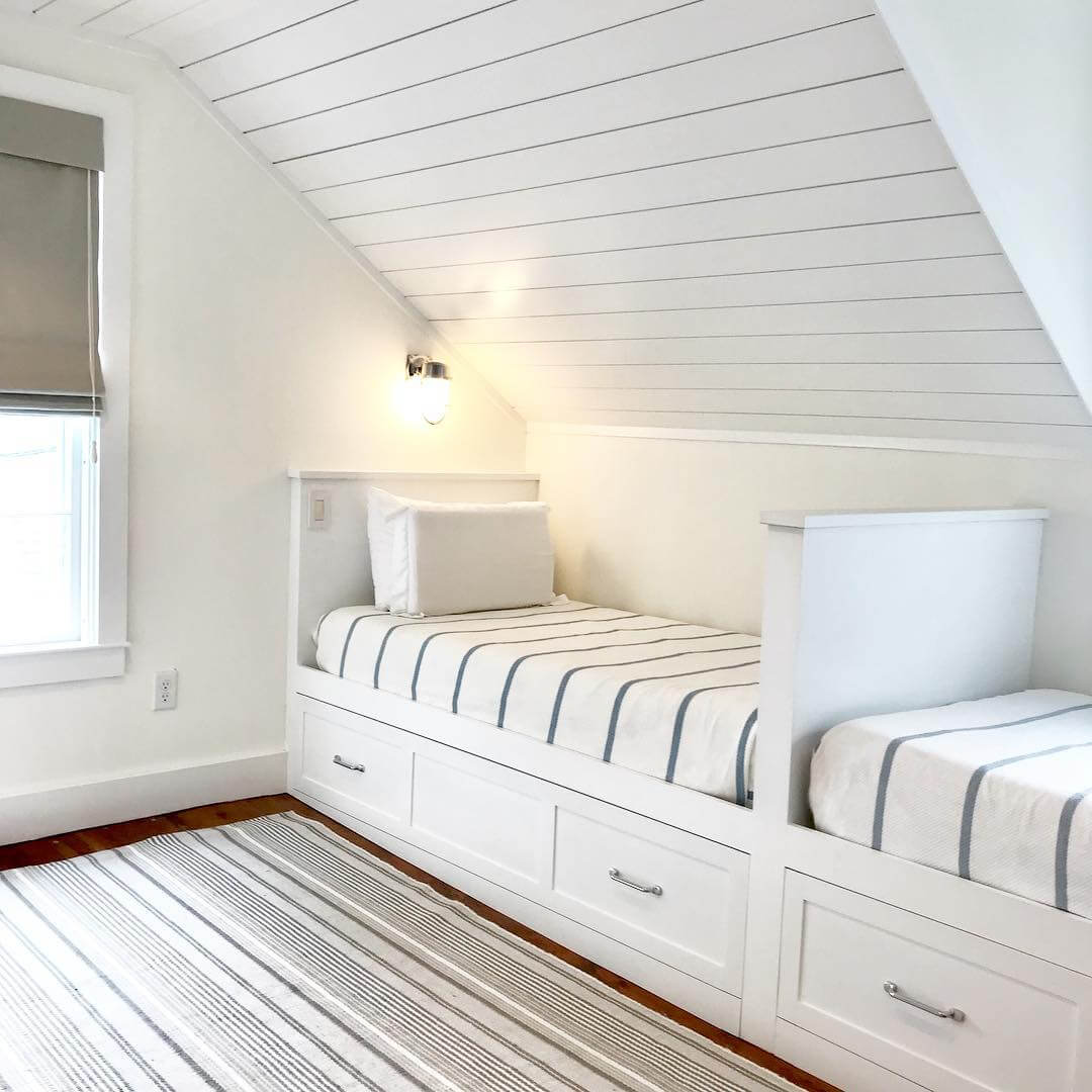 Maximize Space with Built-in Twin Beds and Storage