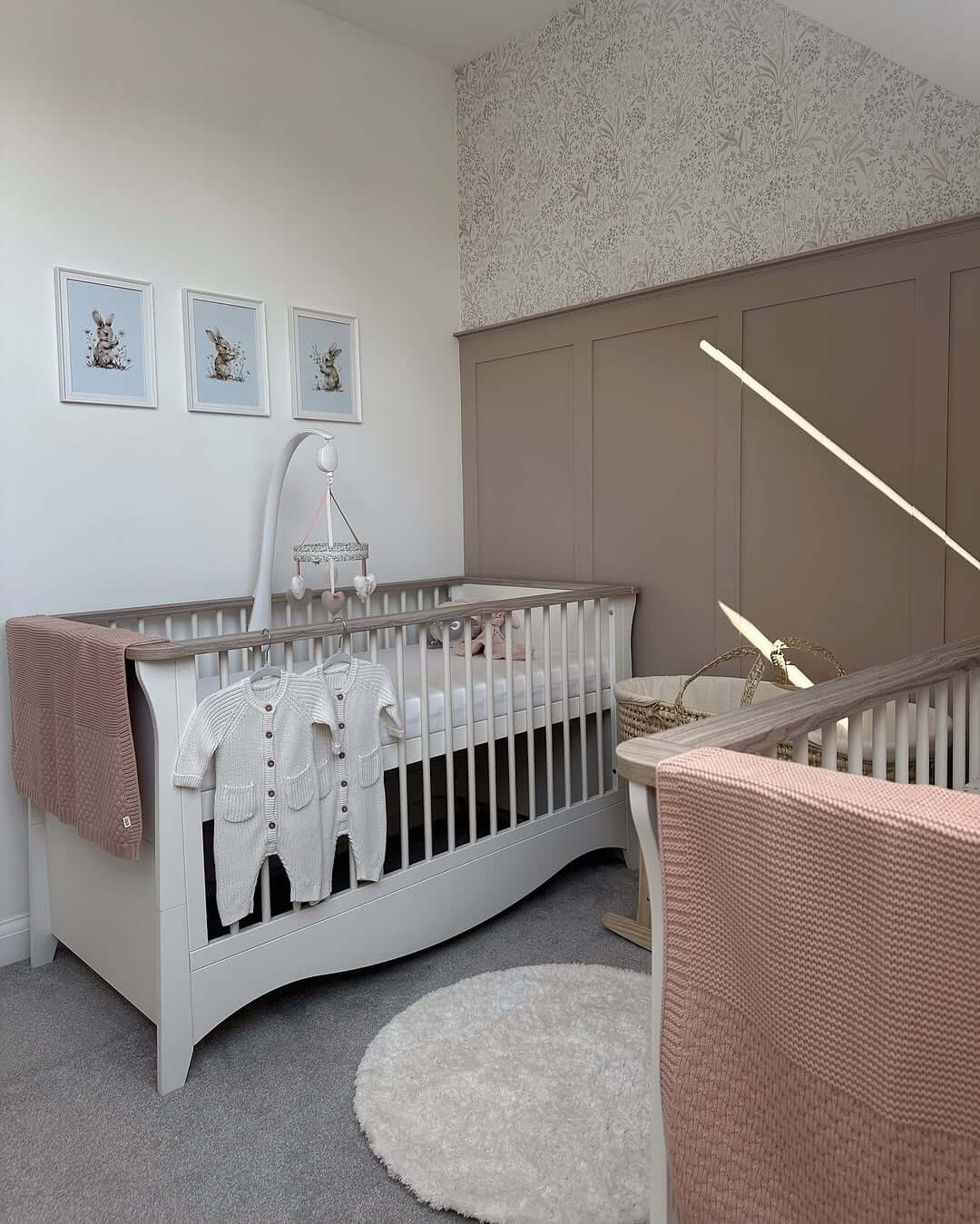 Bunny Art Adds Sweetness Above the Crib