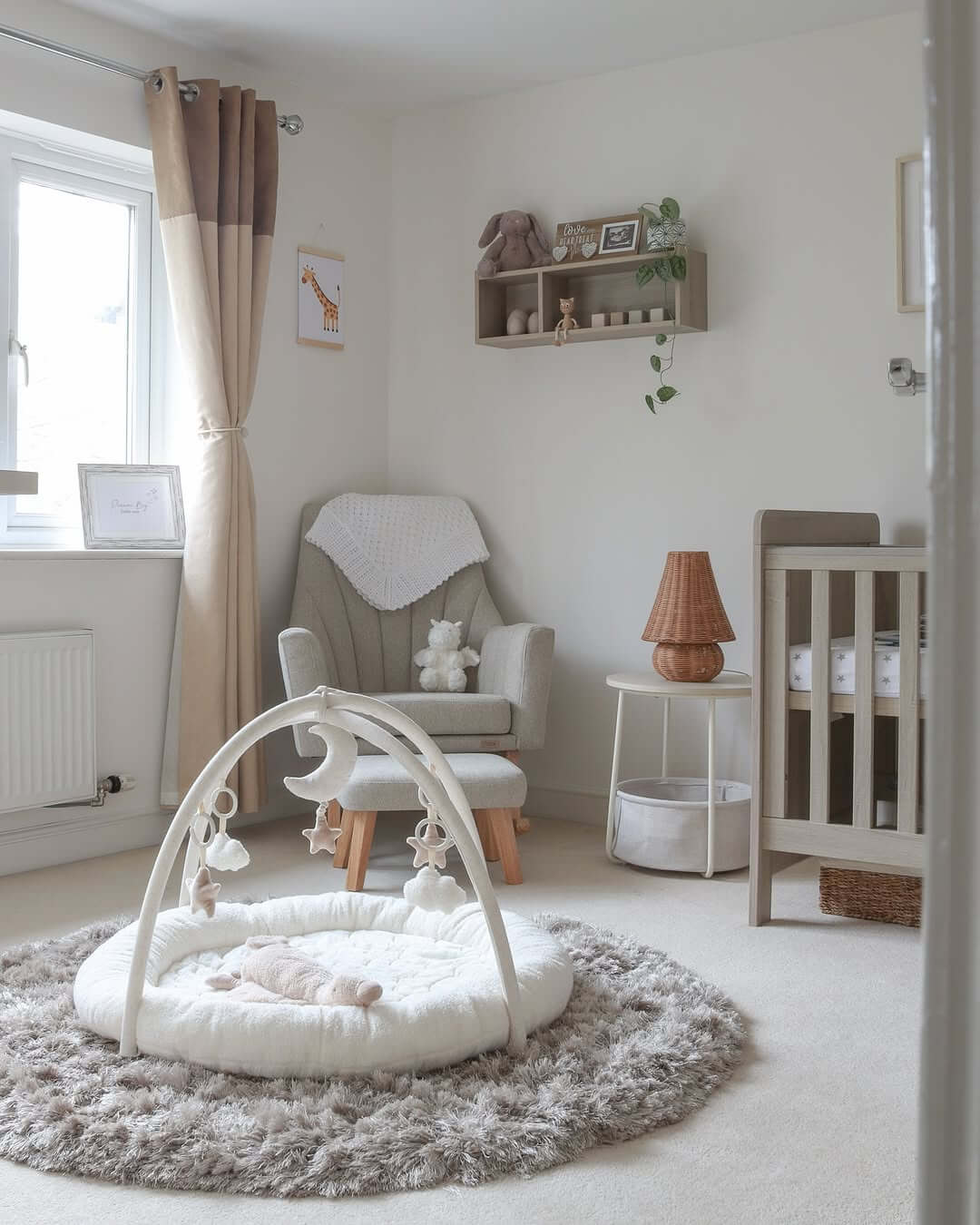 Define Playtime with a Soft Round Rug