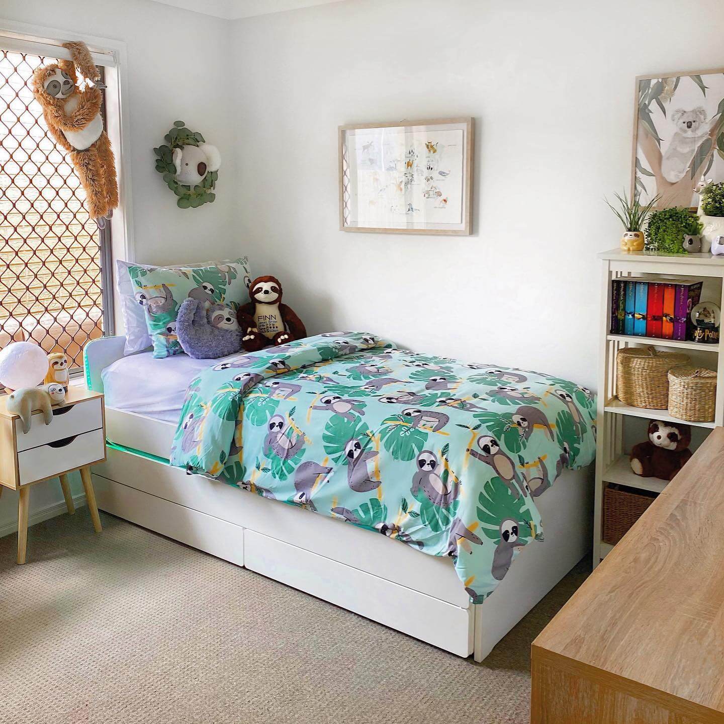 Sloth Bedding for Jungle Vibes