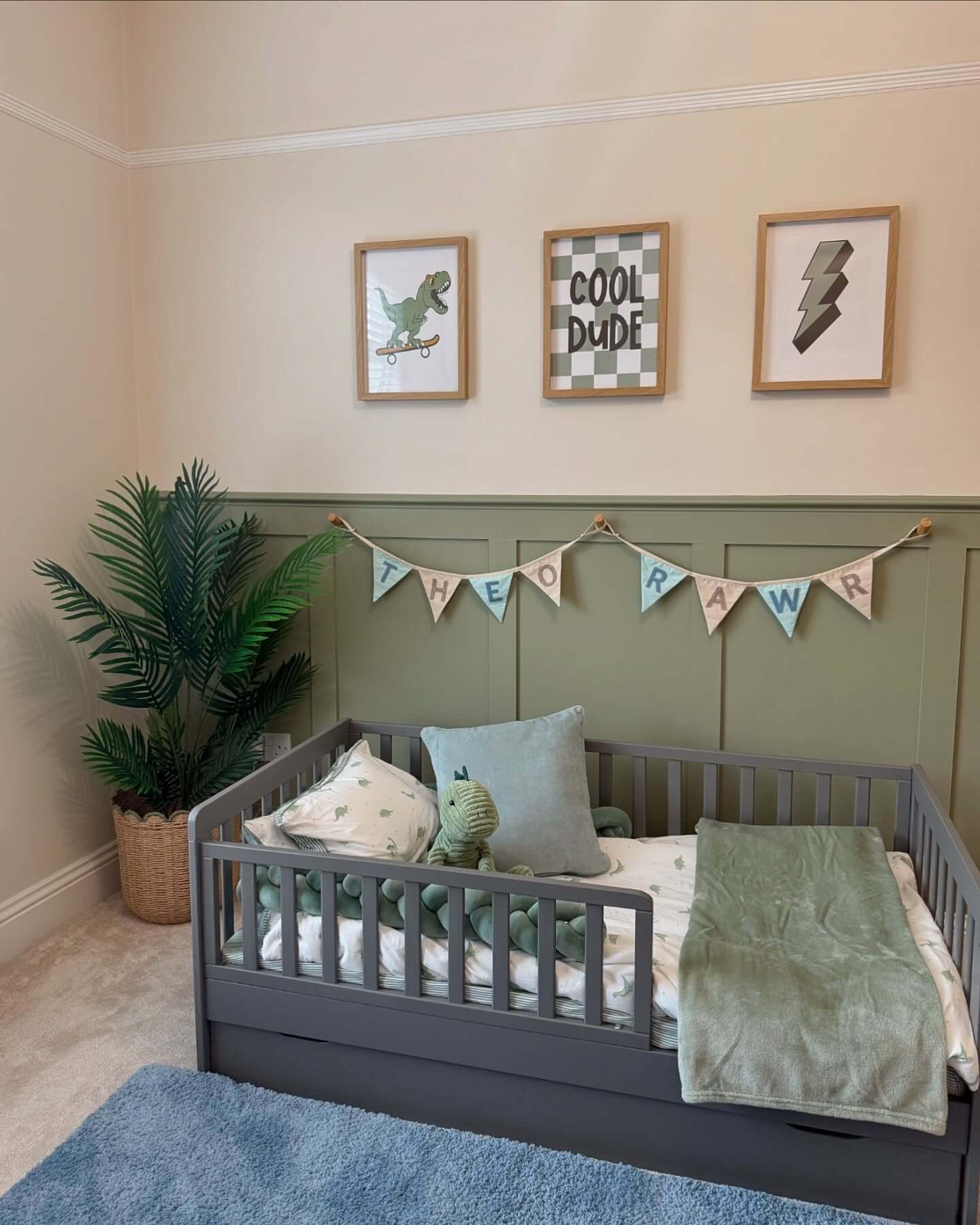 Personalized Bunting Flags to Spell a Sweet Name