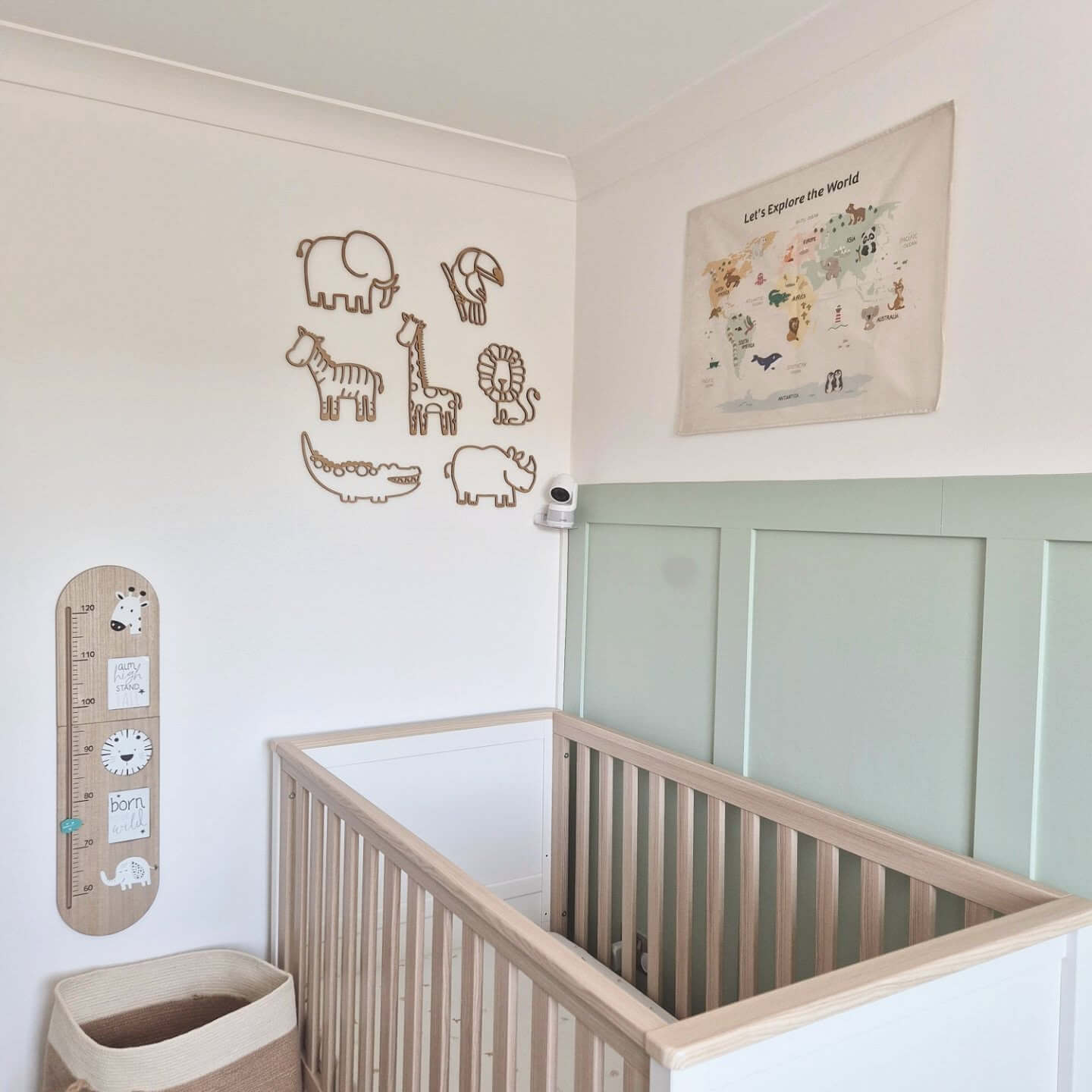 Wooden Animal Cutouts for a Safari Theme