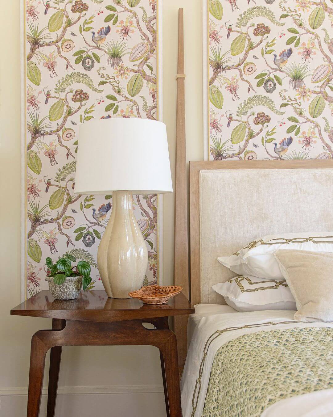 Botanical Wallpaper Panels Create a Whimsical Backdrop