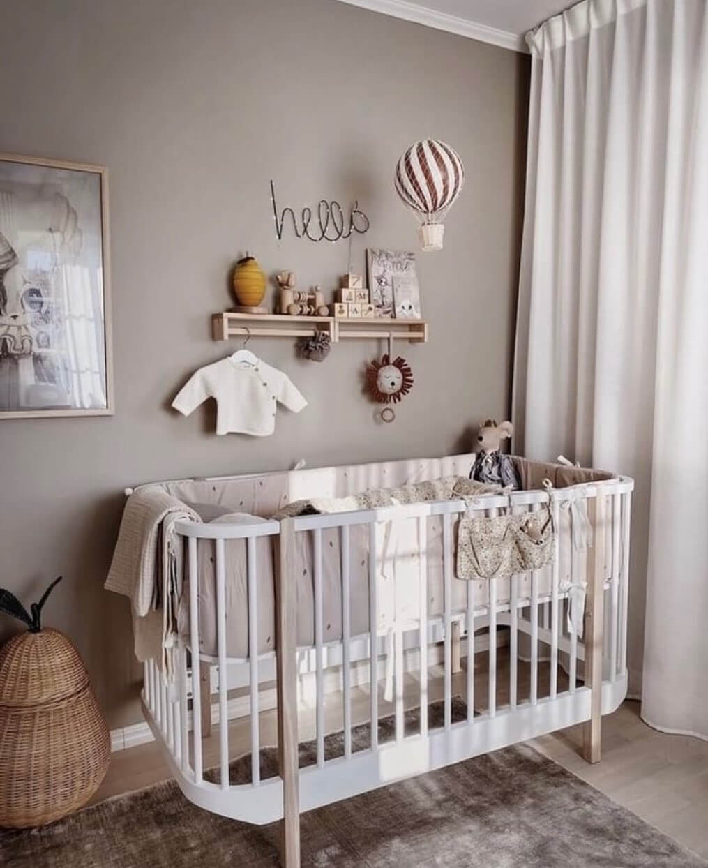 Float a Hot Air Balloon Mobile Above the Crib