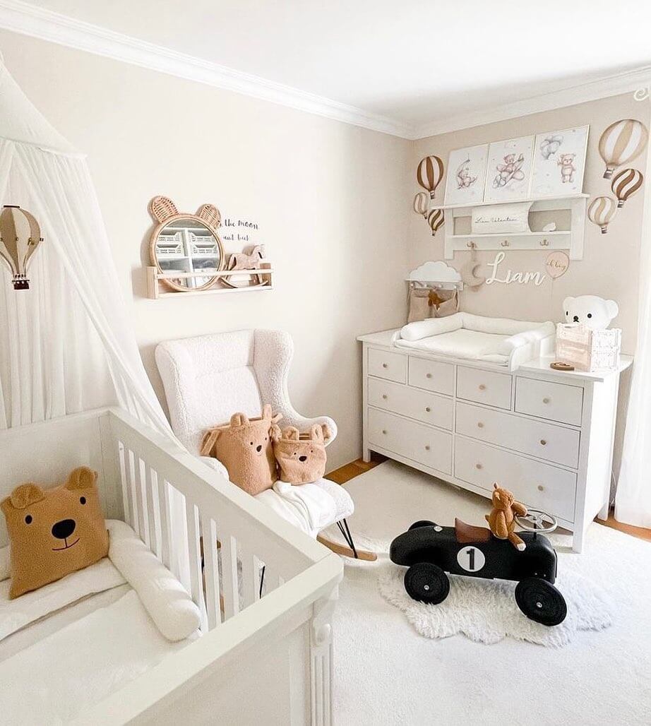 Rattan Mirror with Ears Adds a Whimsical Touch to the Wall