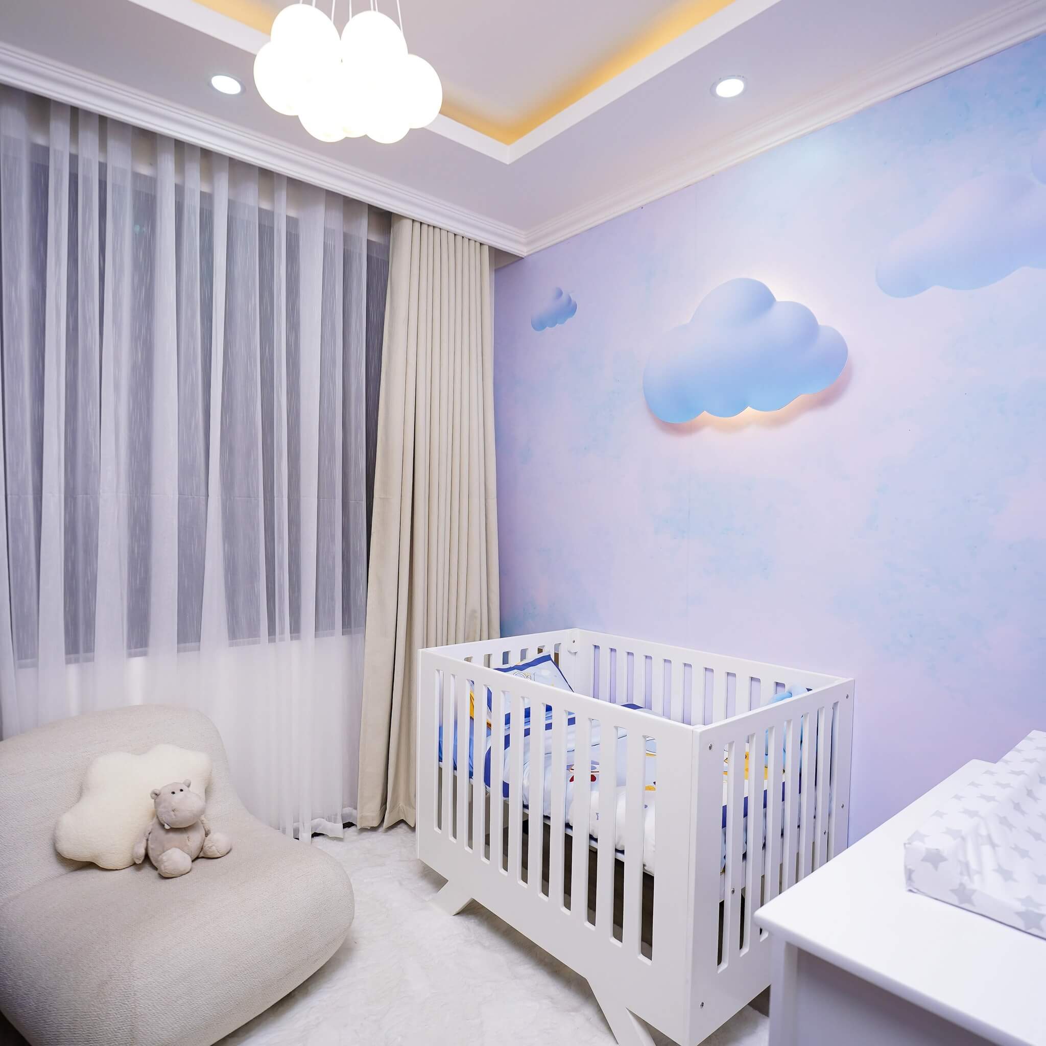 Cloud-Shaped Wall Lights Add Dreamy Ambiance