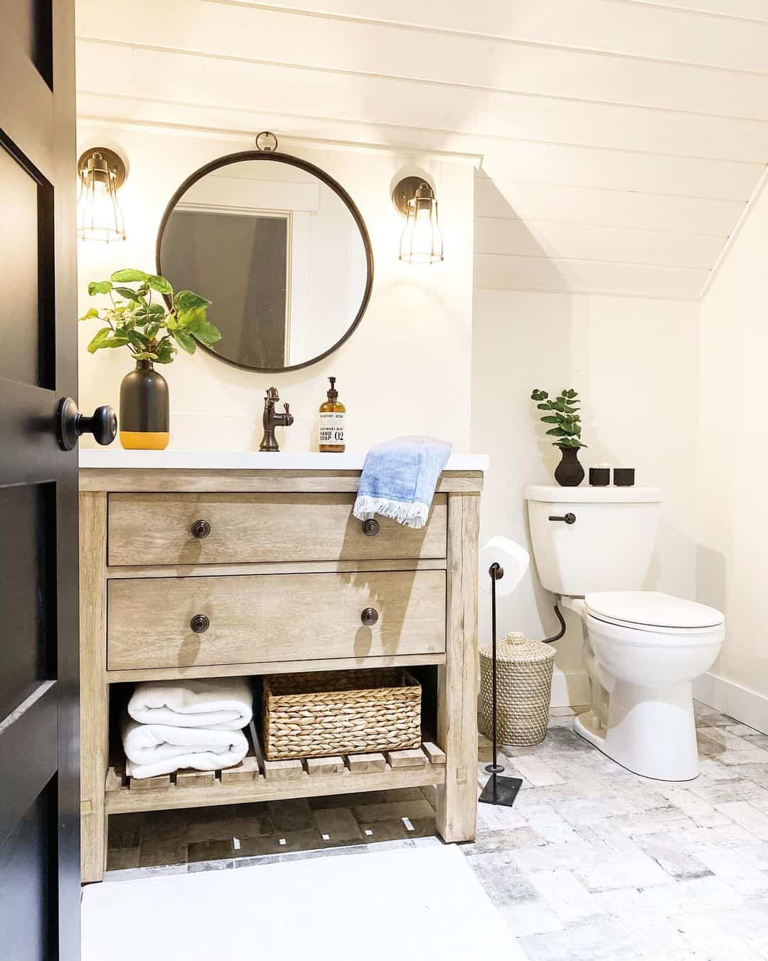 Wood-Look Baseboards Add Rustic Texture