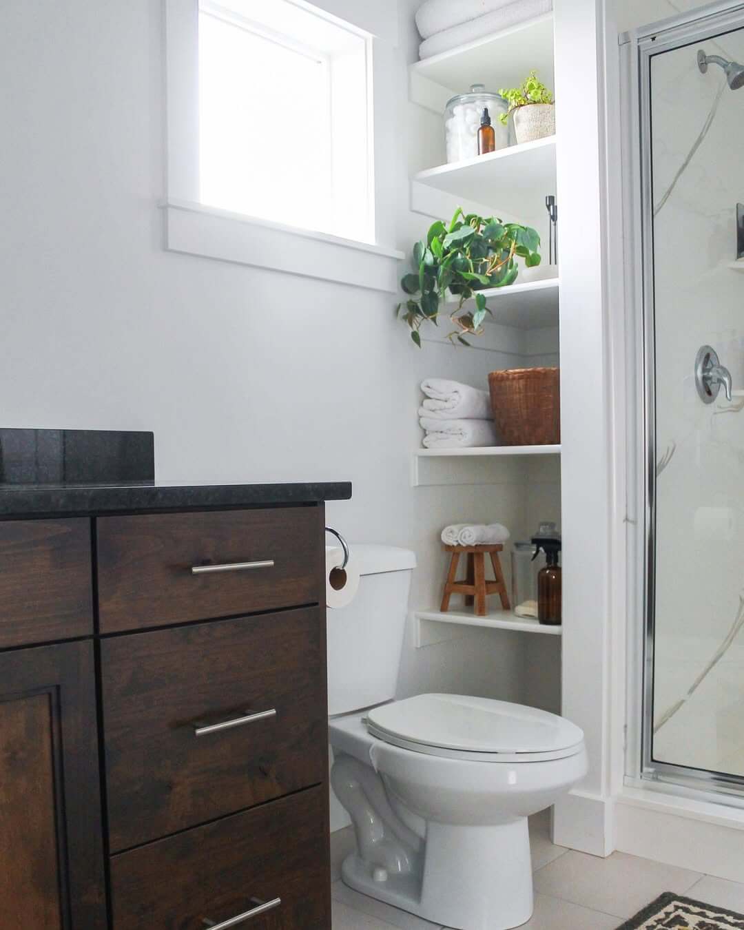 Maximize Vertical Storage with an Open Shelving Unit