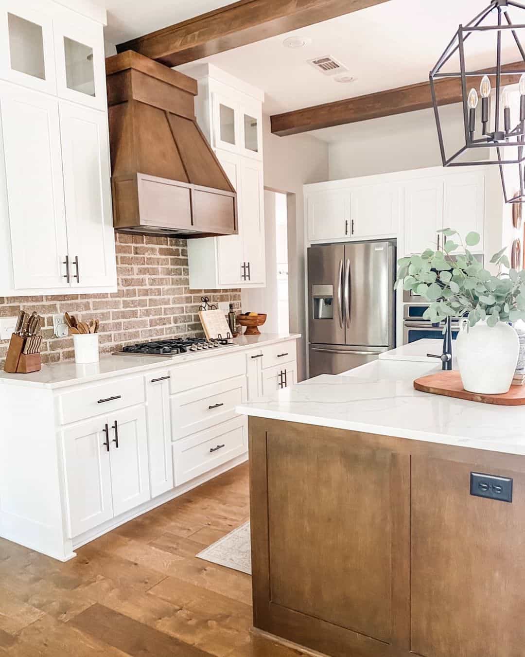Incorporate Paneled Detail into a Warm Wood Island