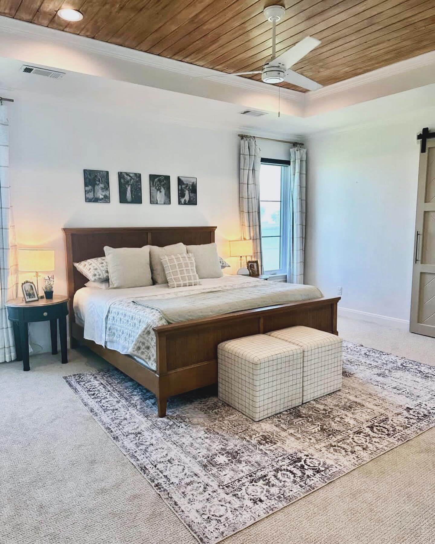 Layer a Runner Rug for Depth Over Neutral Carpet