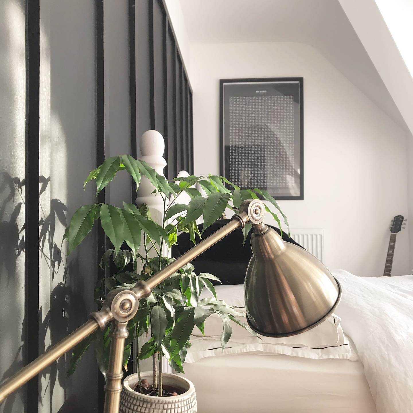 Vertical Black Slats for Architectural Interest