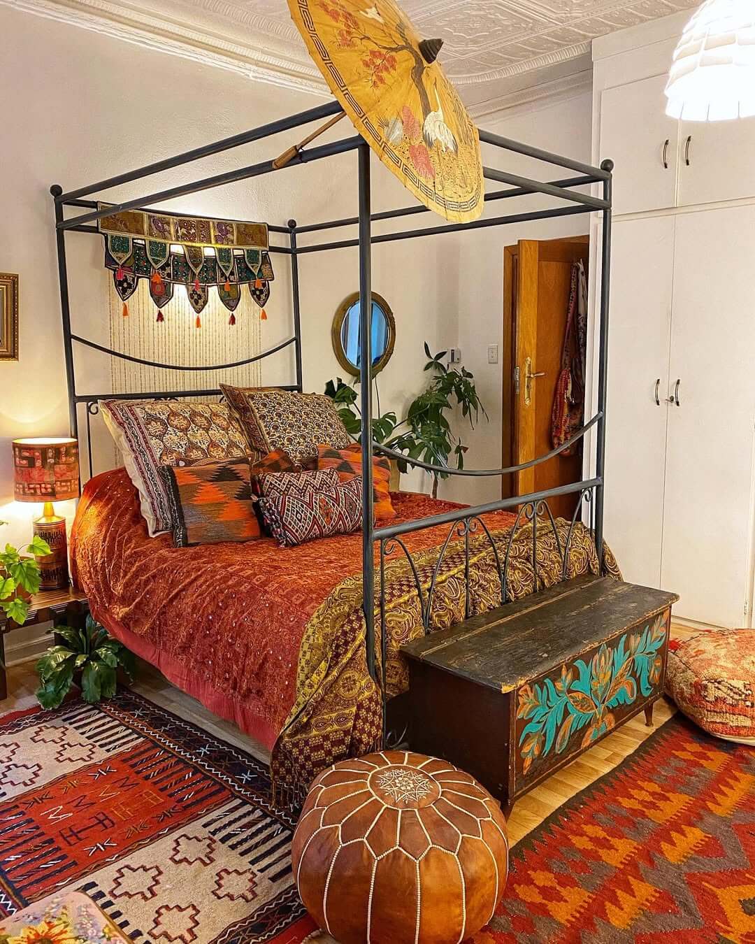 Layer Rugs for Depth and Bohemian Texture