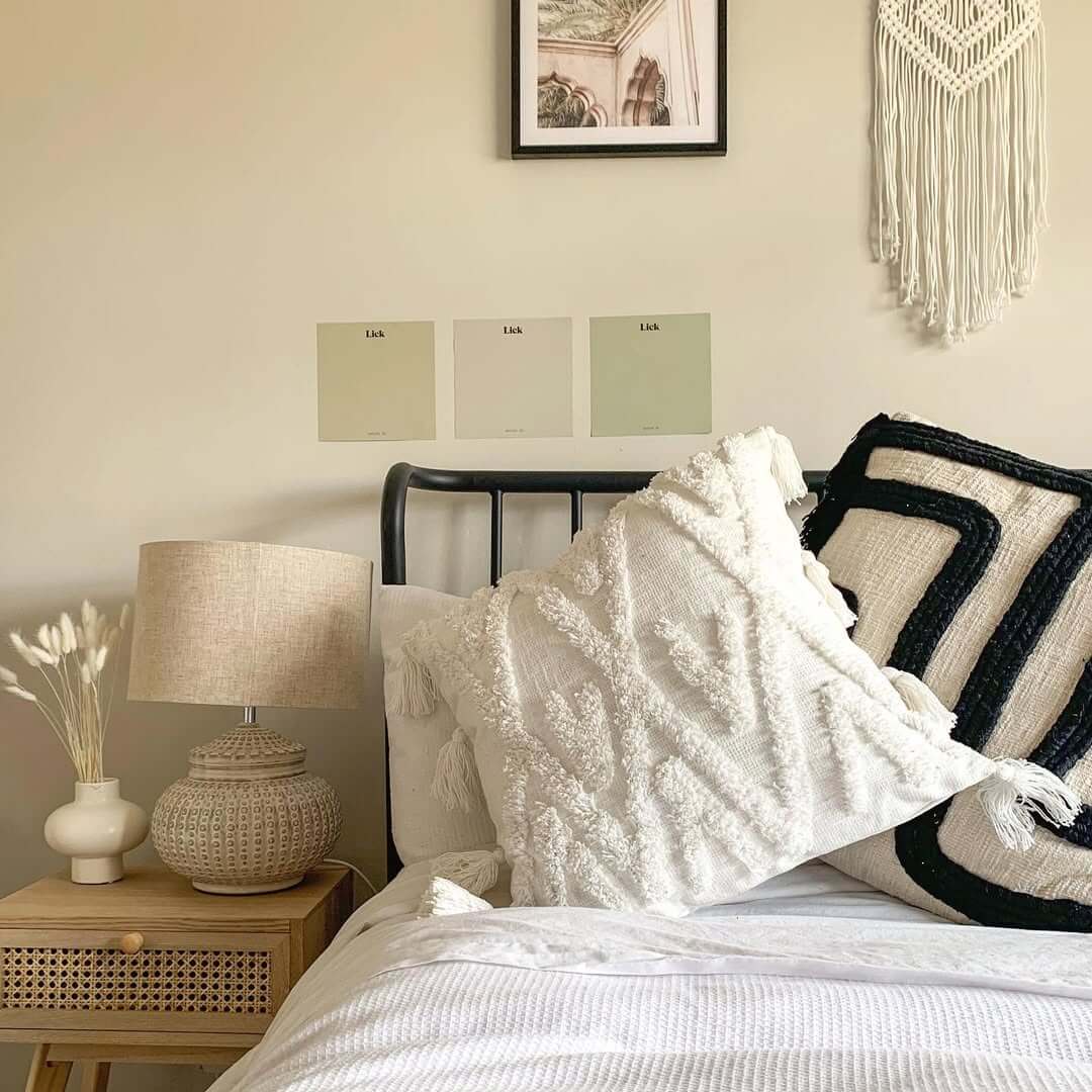 Test Earthy Paint Tones with Wall Swatches
