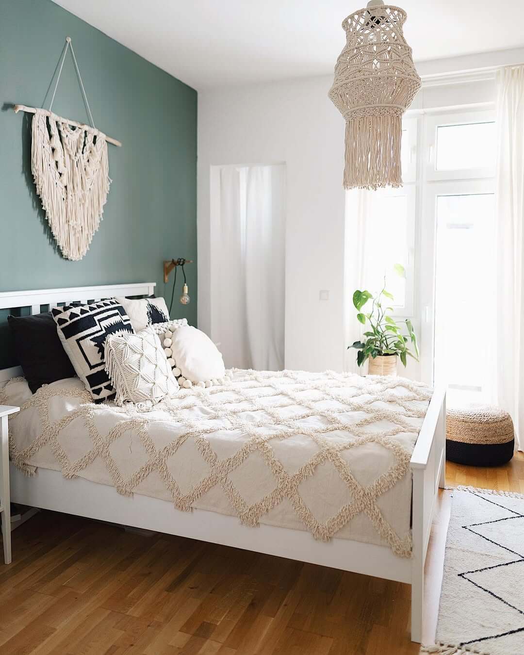 Macrame Wall Hanging for Textured Boho Charm Above the Bed
