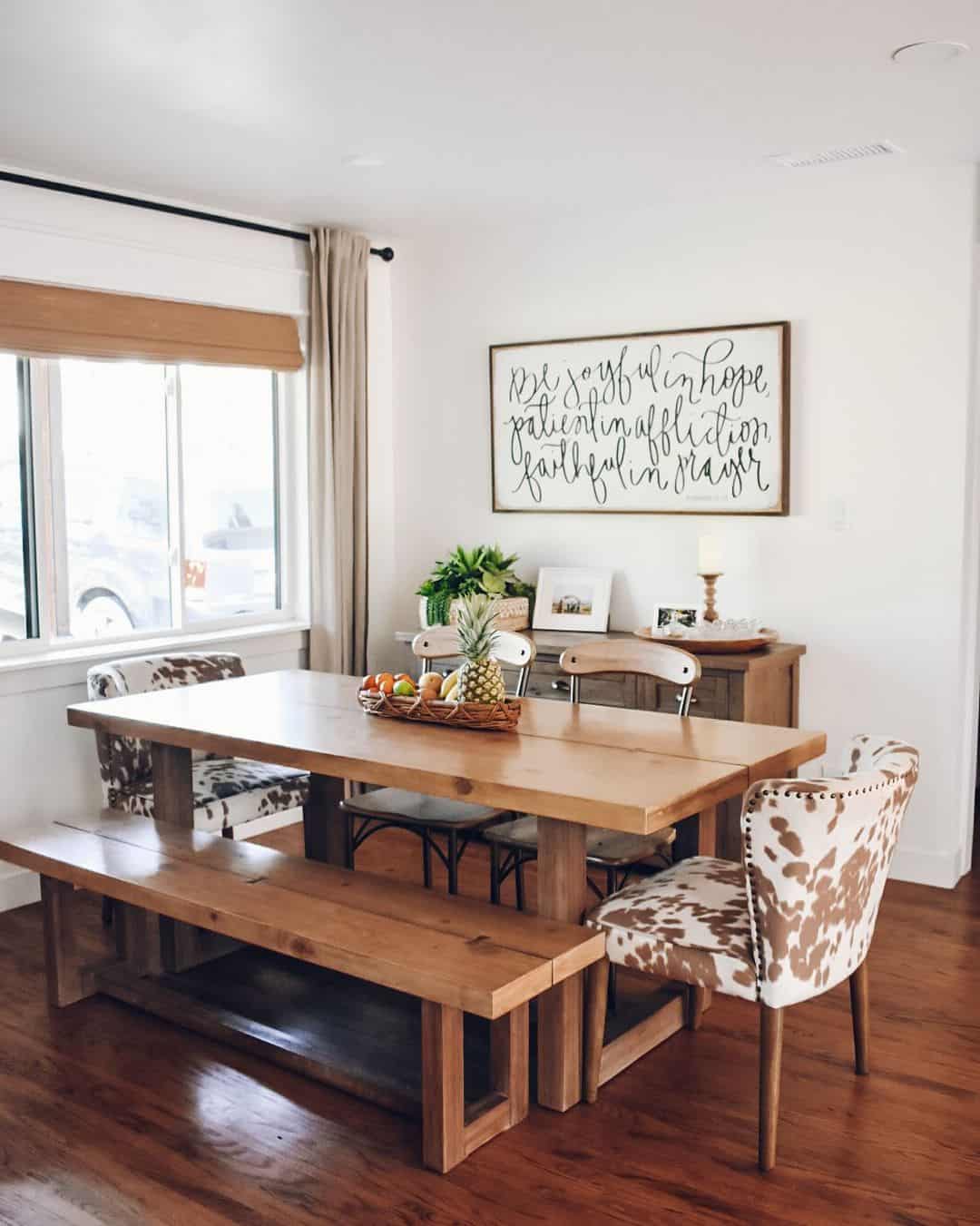 Incorporate Wild Texture with Cowhide Chair Upholstery