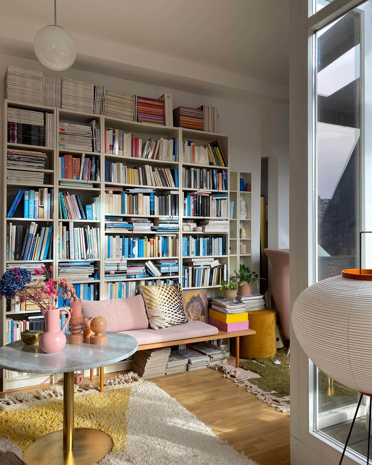 Built-in Bench With Storage Underneath Bookshelves