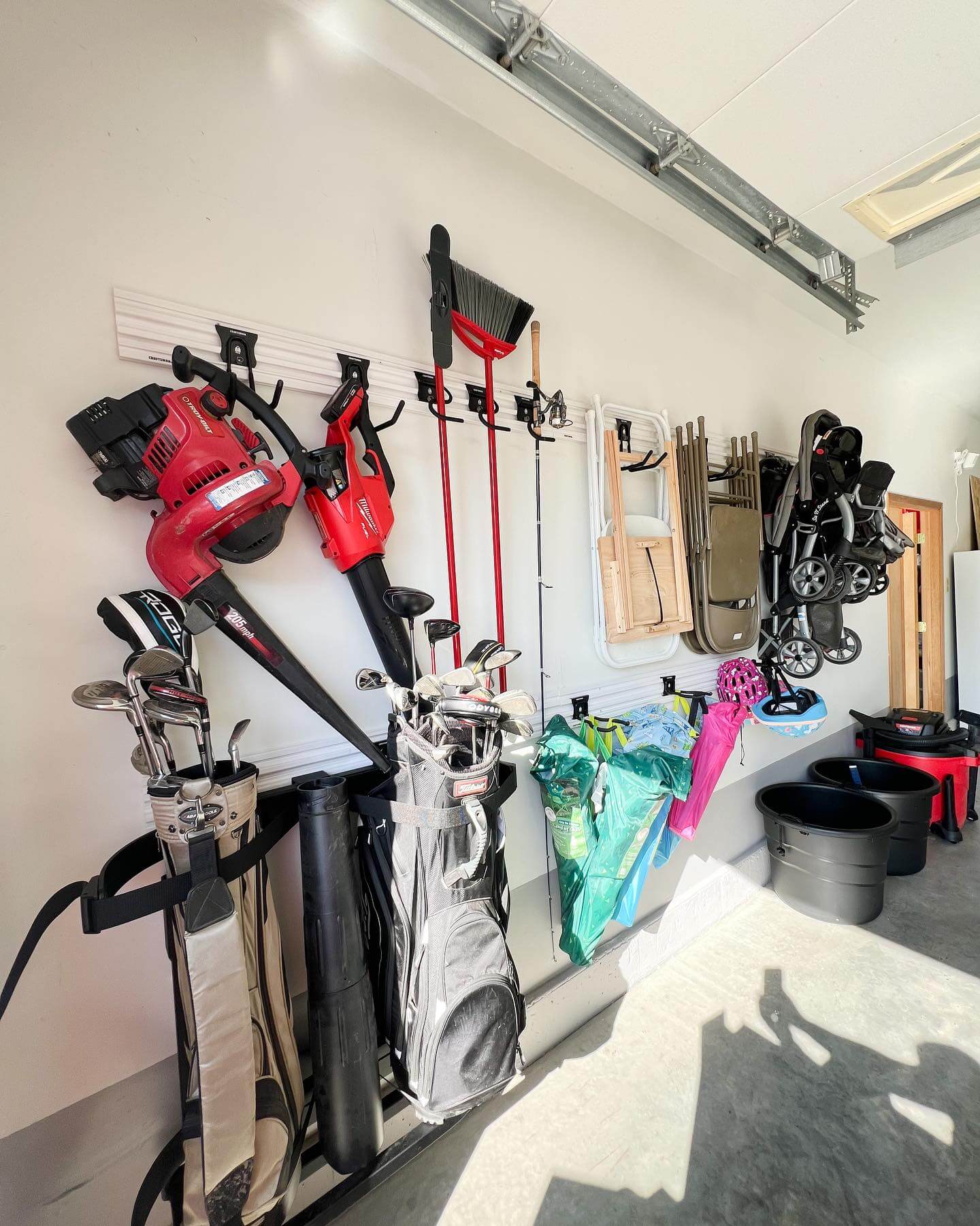 Pegboard Hooks for Leaf Blowers and Yard Tools