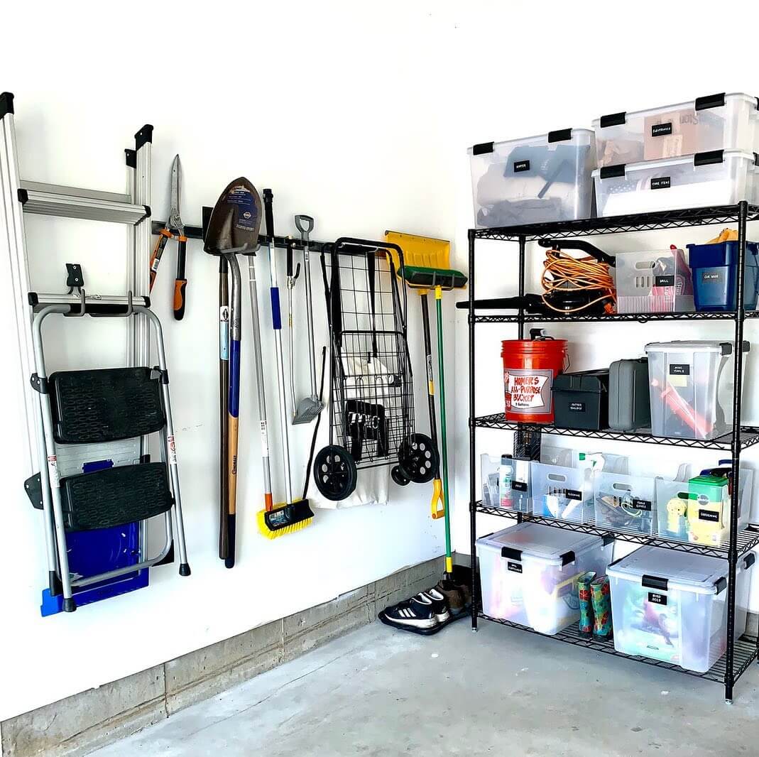 Keep Tools Off the Floor with Wall-Mounted Holders