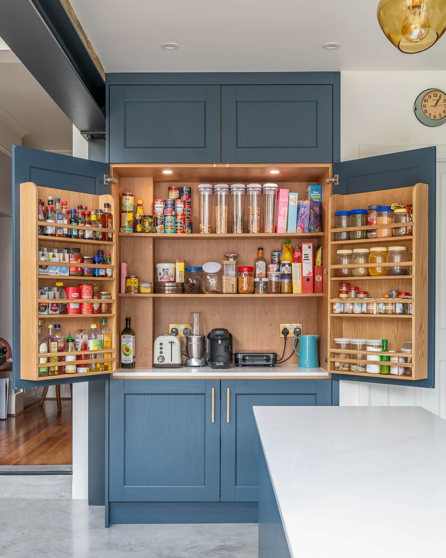 Maximize Cabinet Depth with Pull-Out Spice Racks