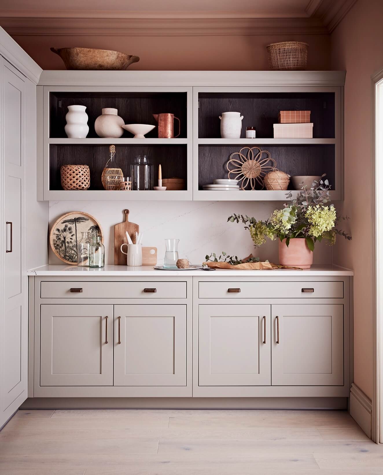 Woven Baskets for Textured Open Shelving