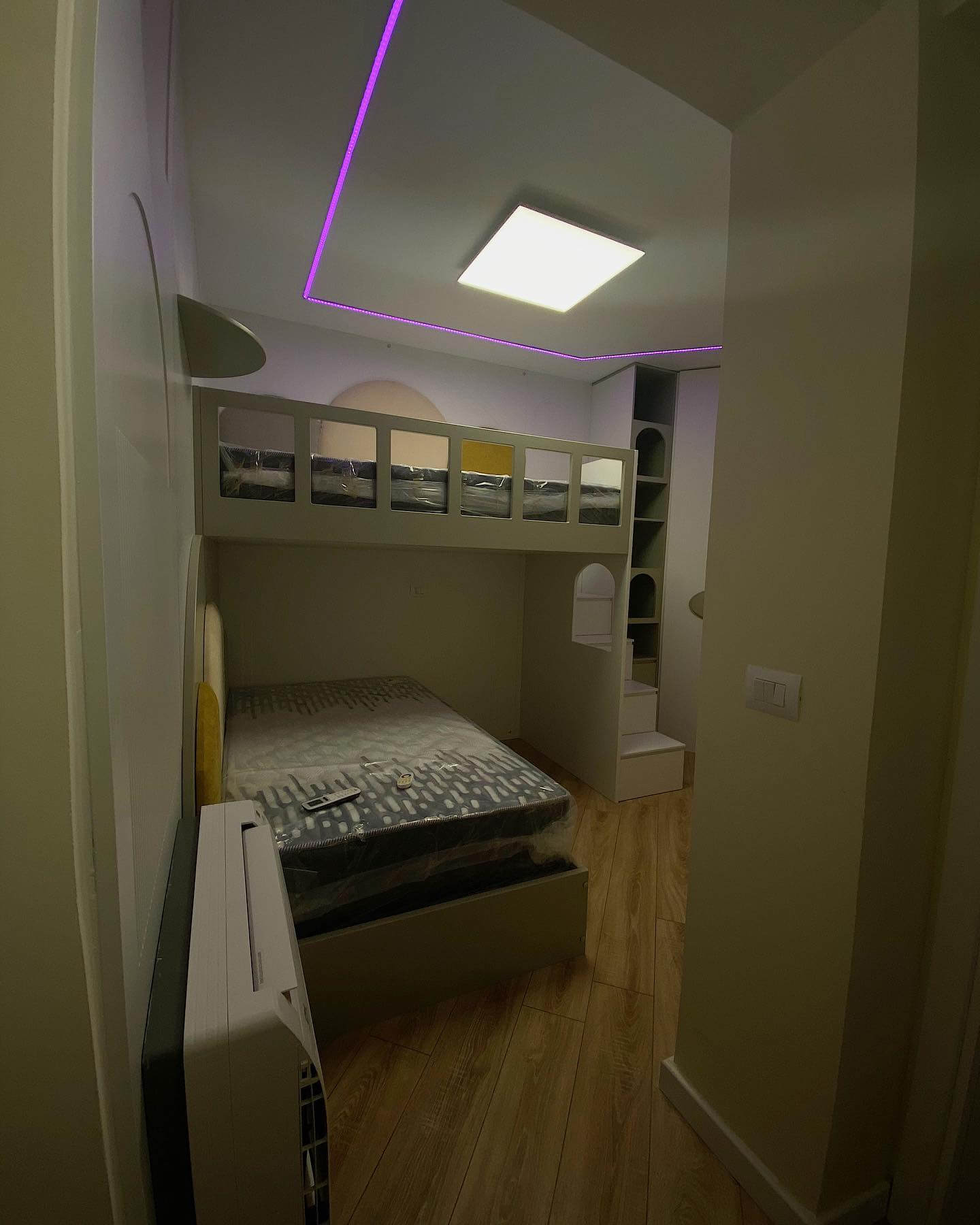 Integrate Storage into Bunk Bed Stairs