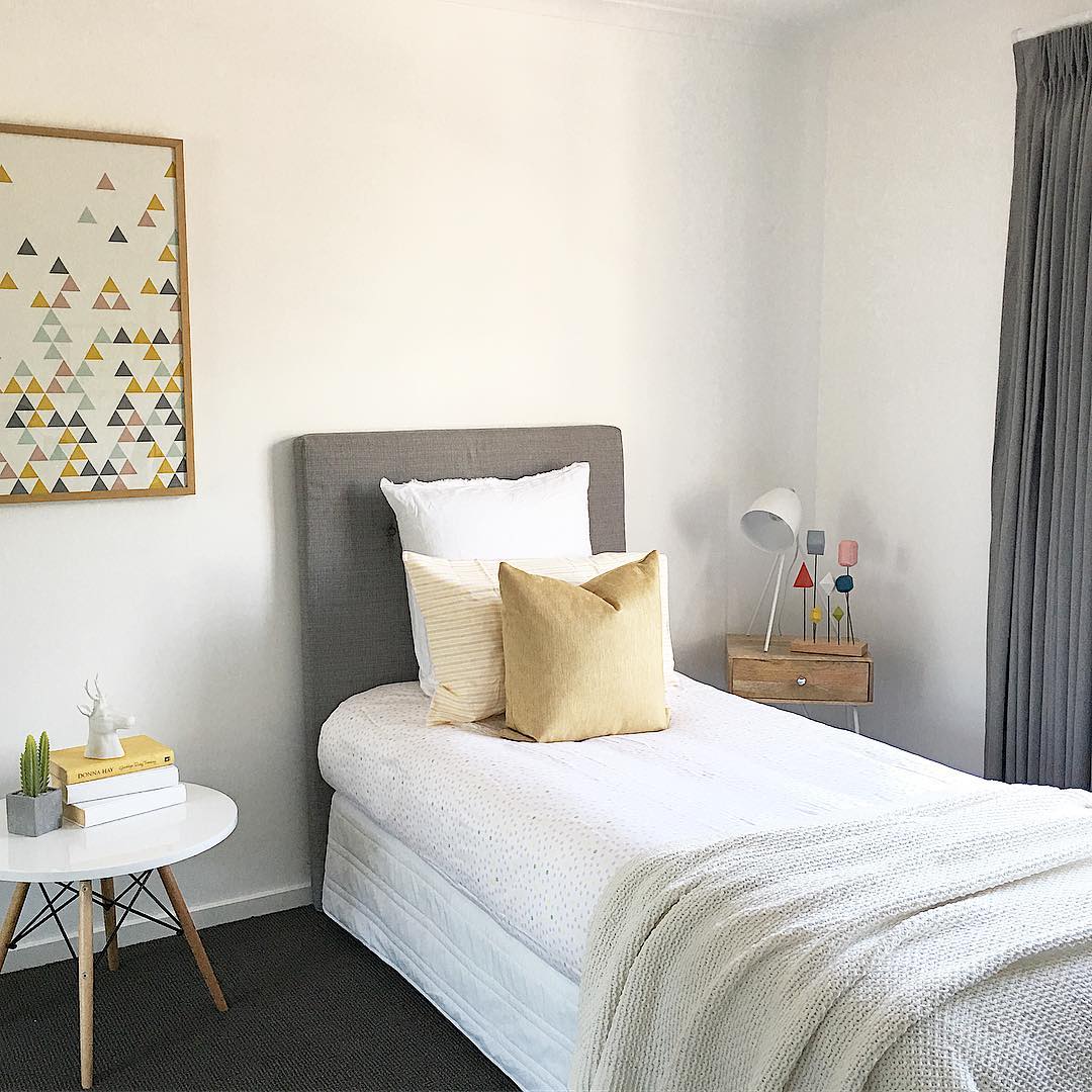 Geometric Wall Art Adds a Playful Focal Point