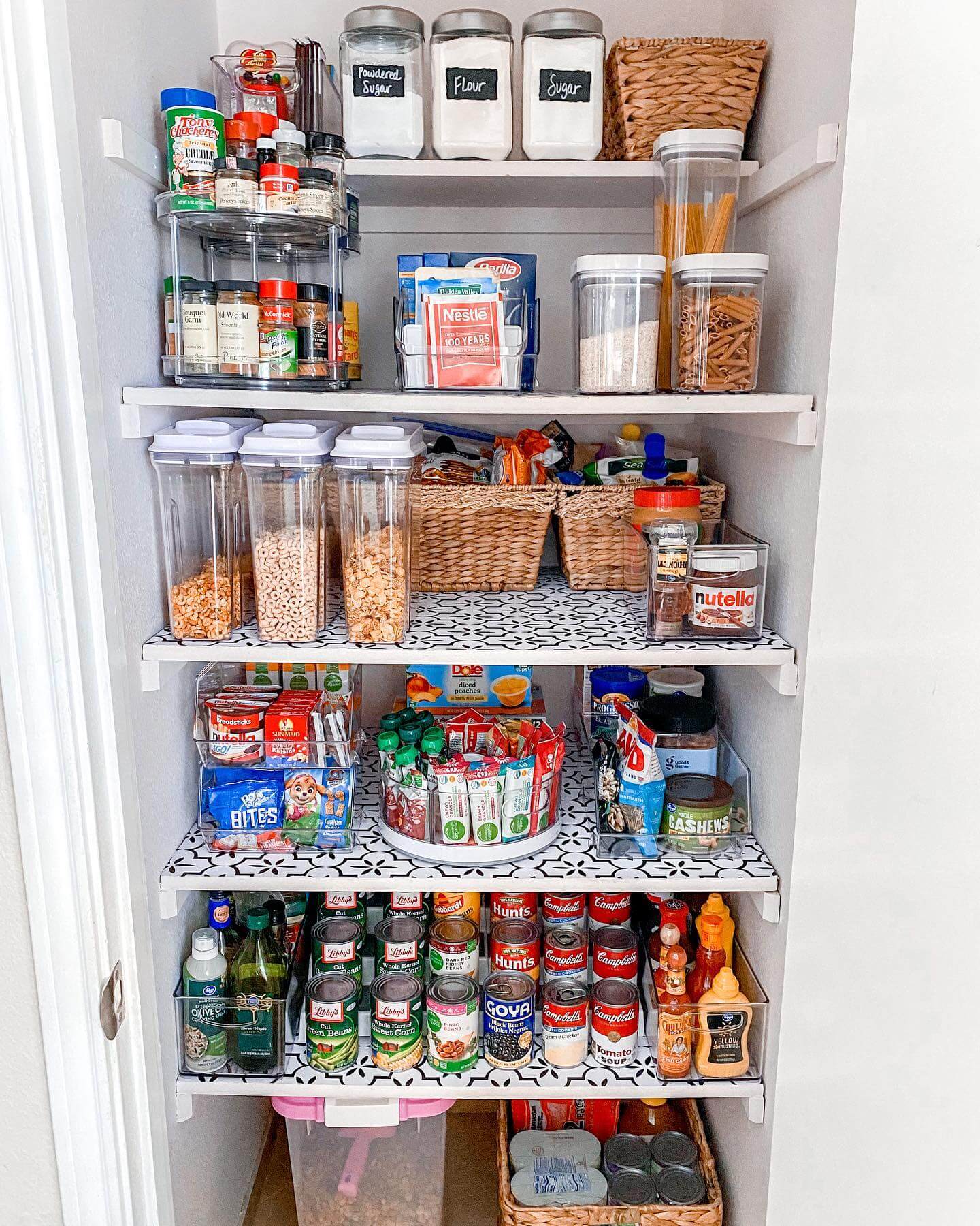 Keep Cereal and Pasta Fresh in Tall Clear Containers