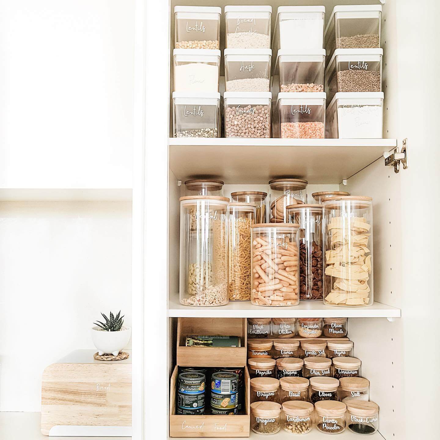 Maximize Vertical Storage with Stackable Pantry Bins