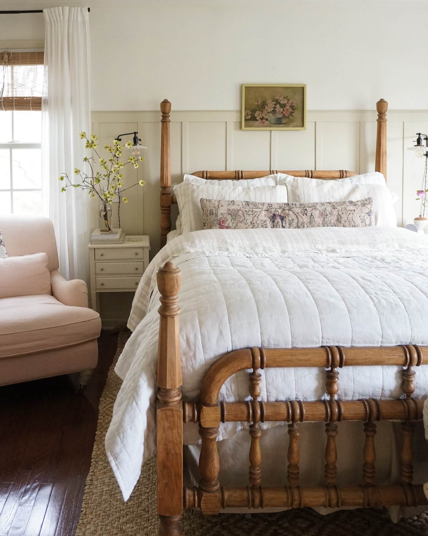 Textured Lumbar Pillow Adds a Patterned Focal Point