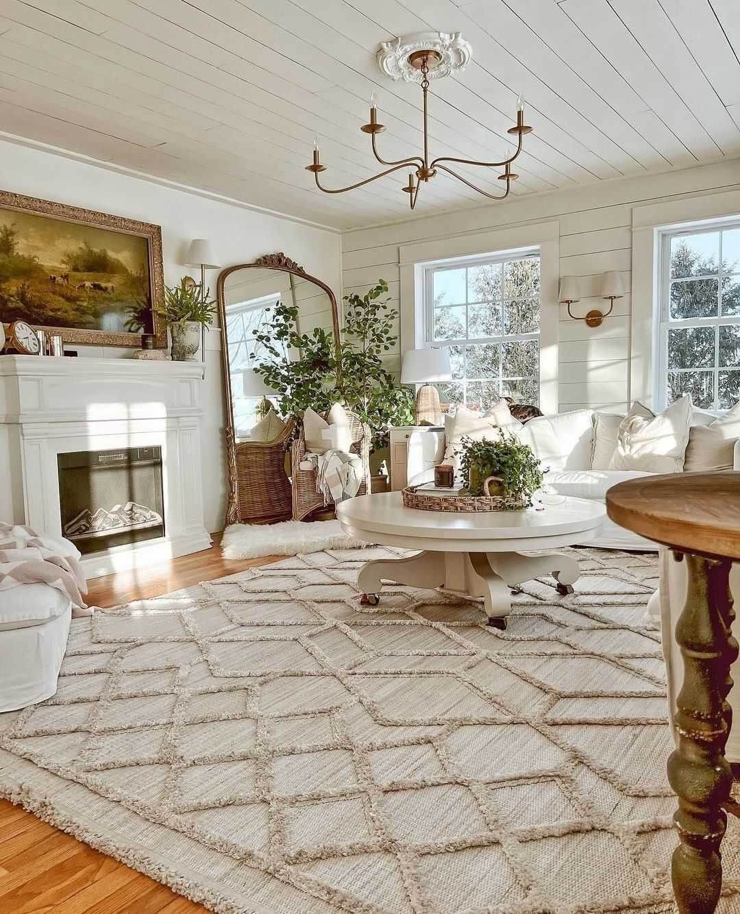 Ornate Floor Mirror Adds Vintage Glamour