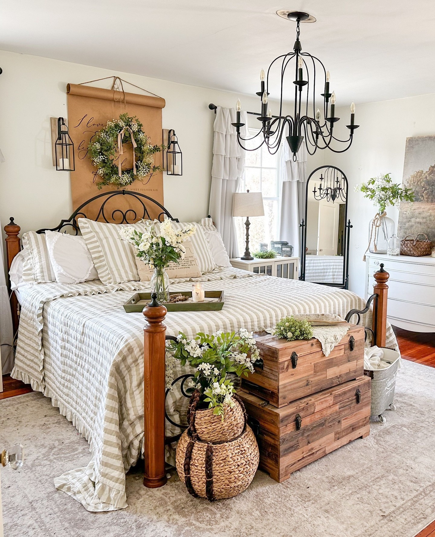 Wood Plank Trunks Add Layered Storage and Texture