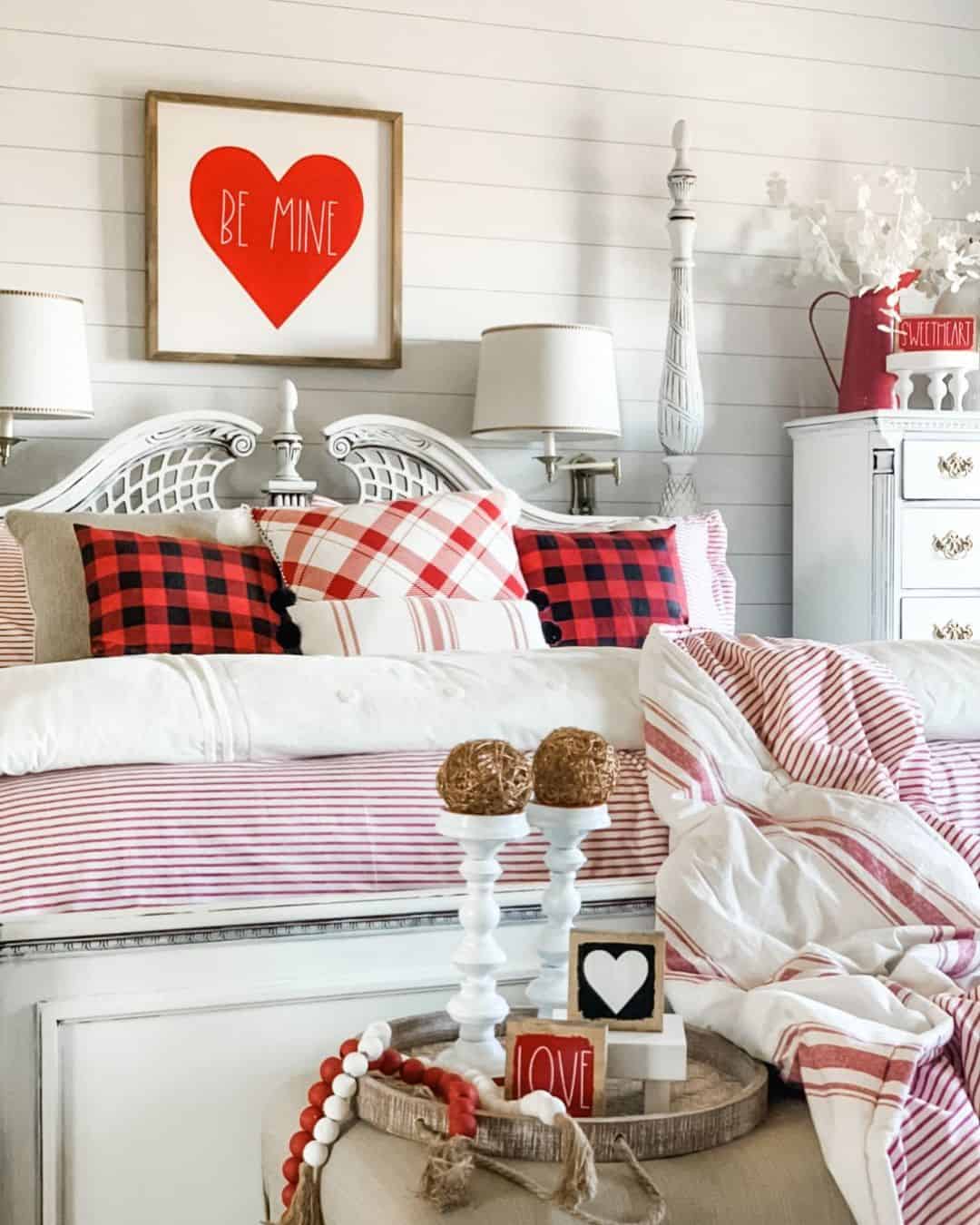 Bold Red Heart Sign for a Valentine's Day Focal Point