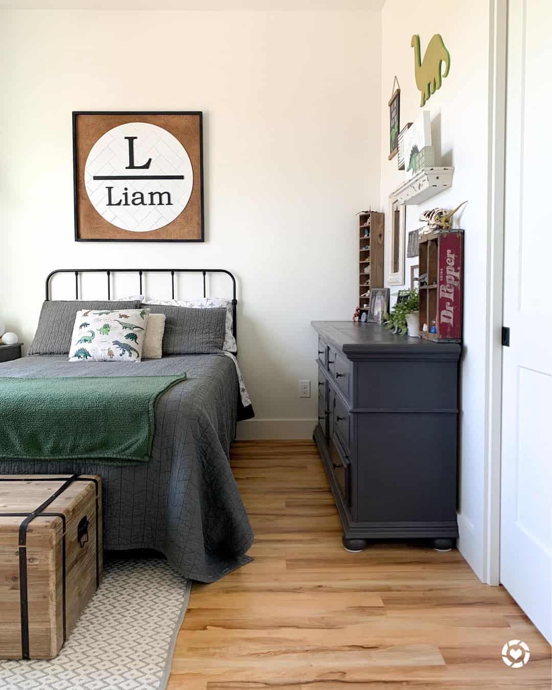 Anchor a Child's Bedroom with a Personalized Monogram Sign