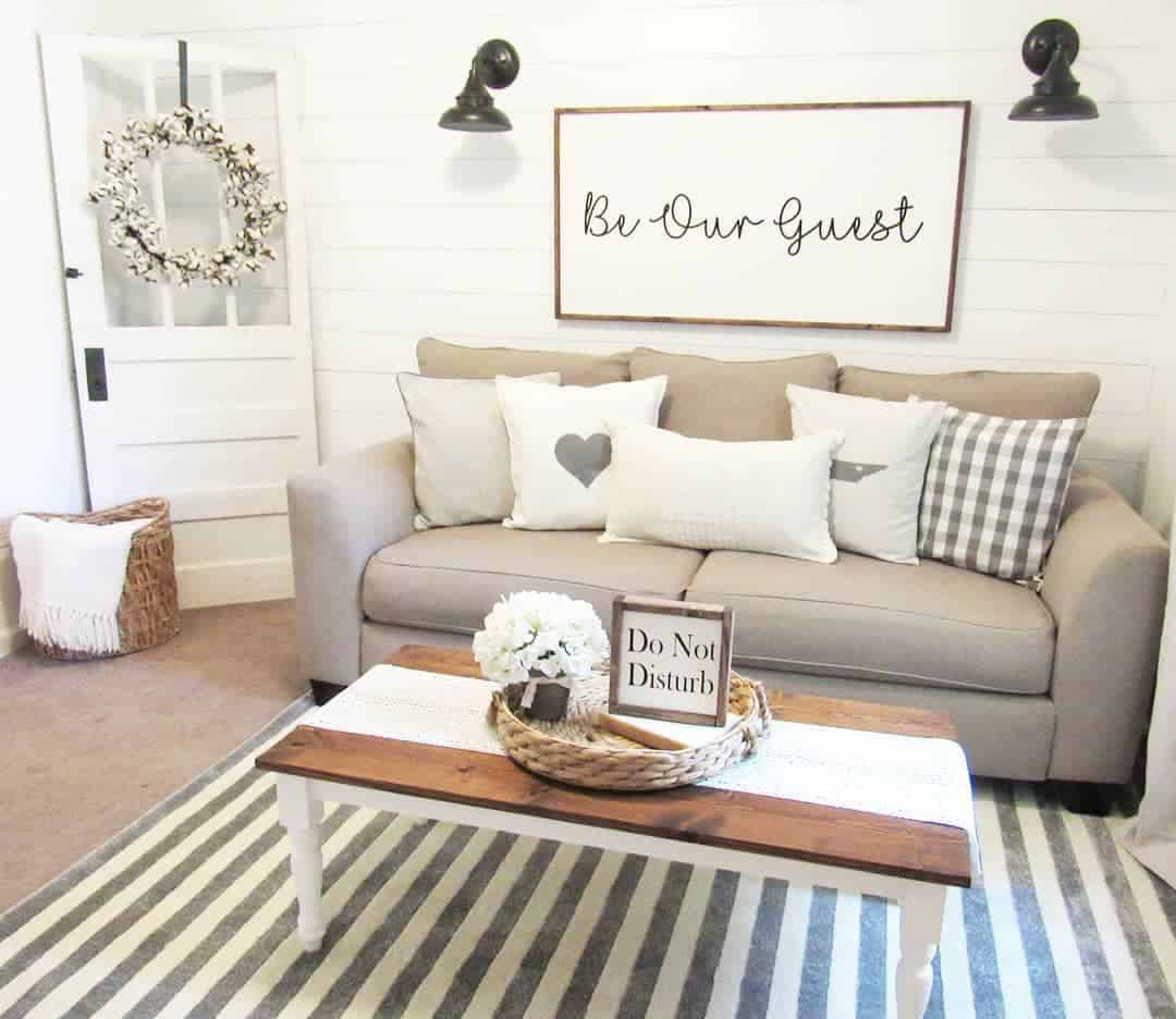 Welcome Visitors with a Large 'Be Our Guest' Sign