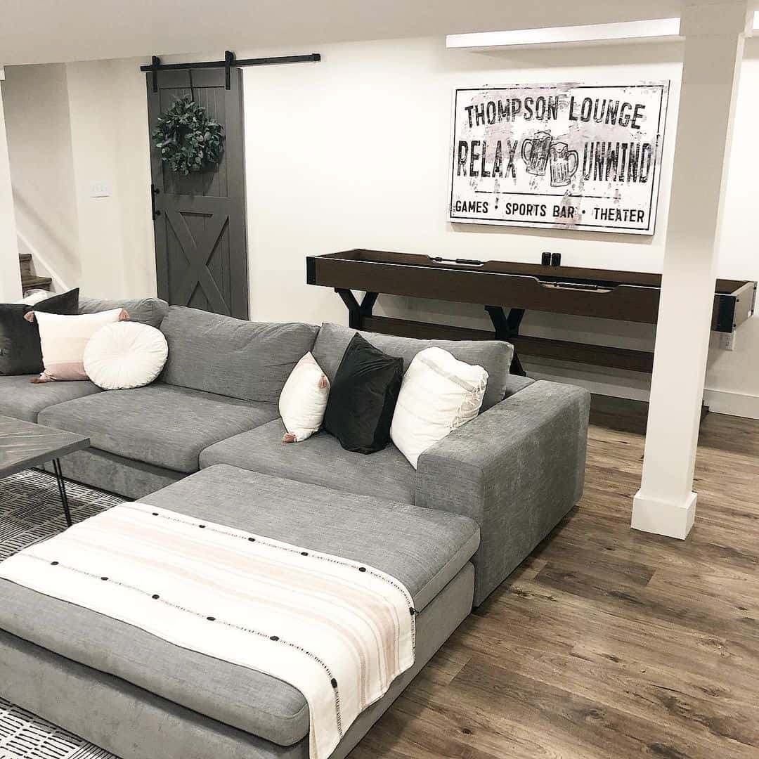 Declare a Room a Relaxing Lounge with a Large Farmhouse Sign