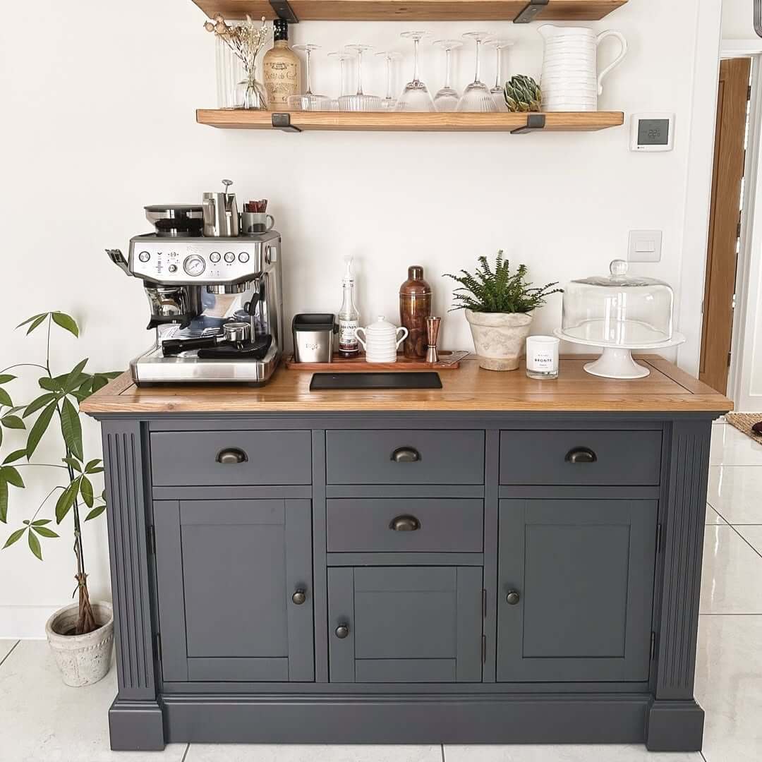 Choose a Dark Gray Cabinet for a Versatile Base