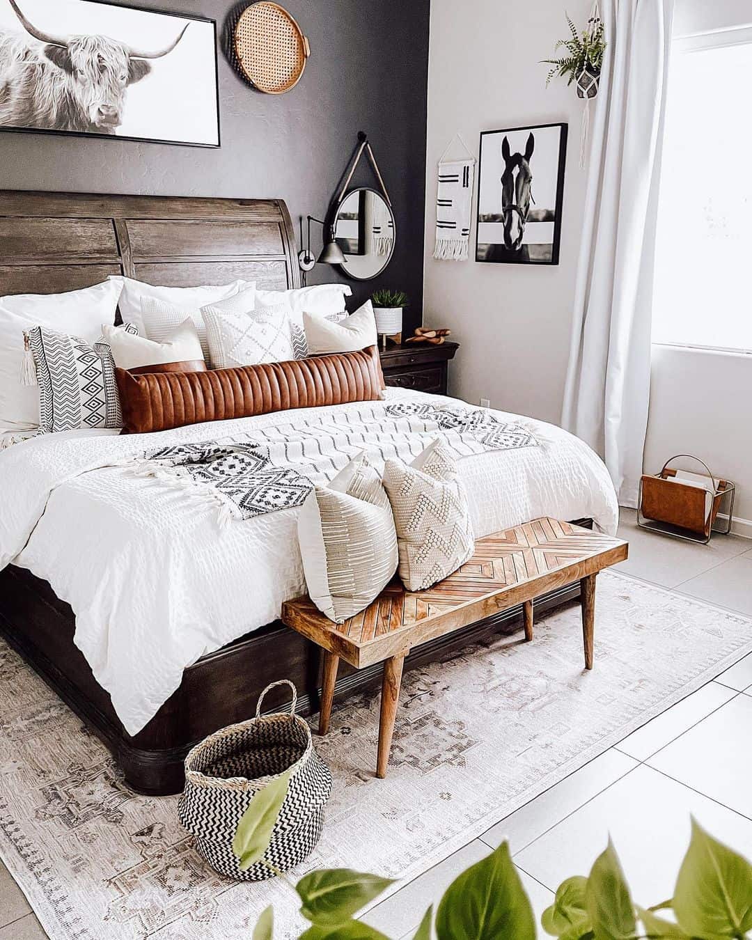 Incorporate Geometric Patterns with a Wood Bench