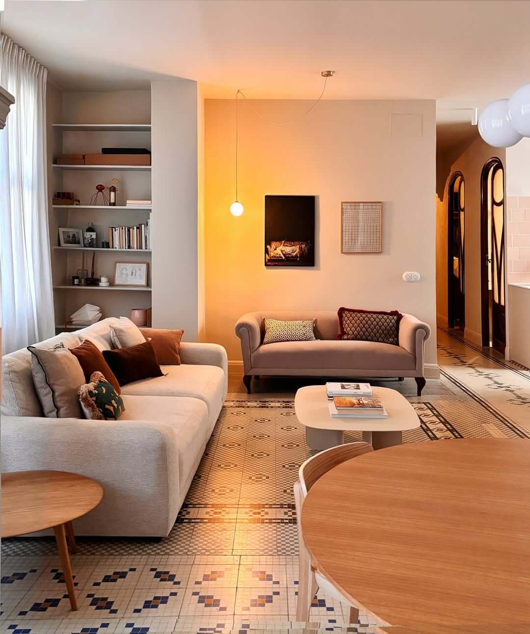 Minimalist Globe Pendant Light Adds Warm Accent Glow