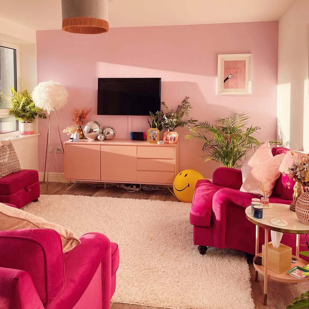 Disco Balls and Smiley Balloon Add Playful Accents