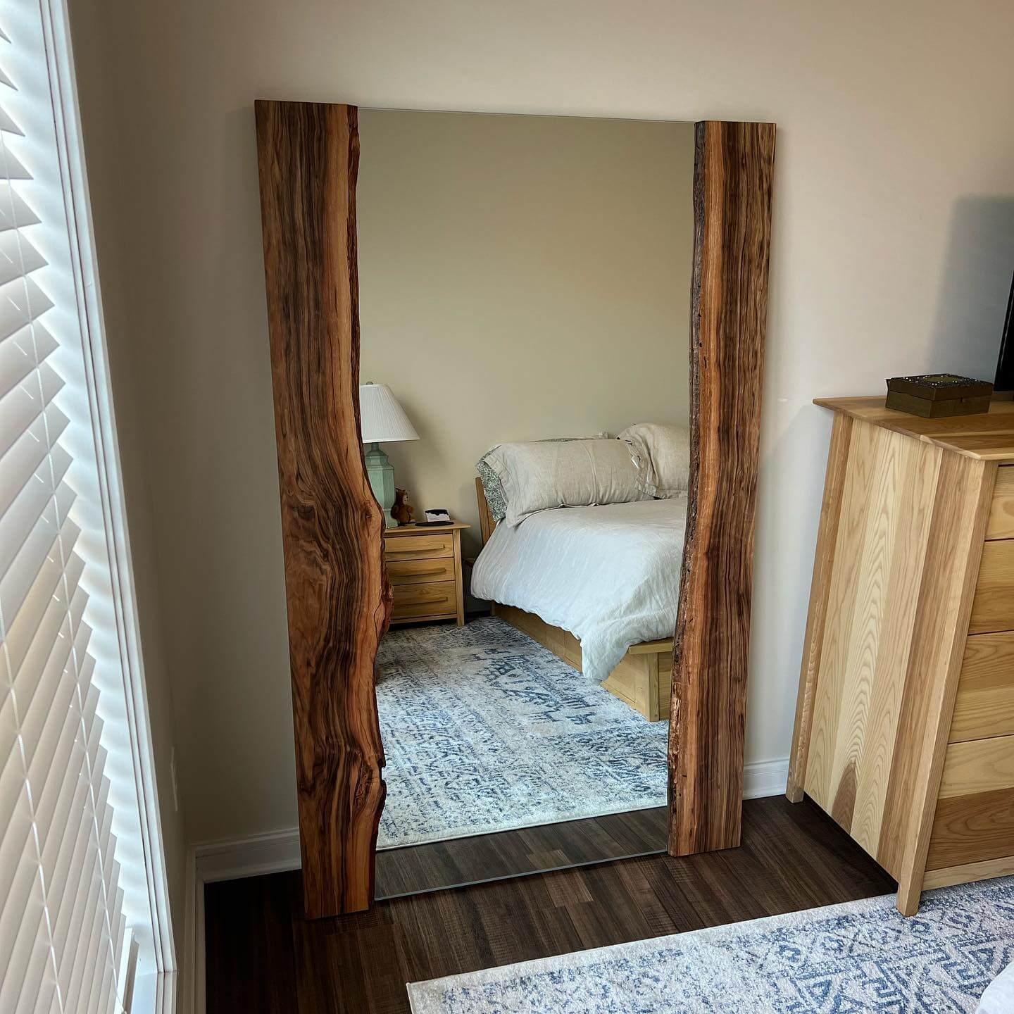 Incorporate Natural Texture with a Live-Edge Wood Frame