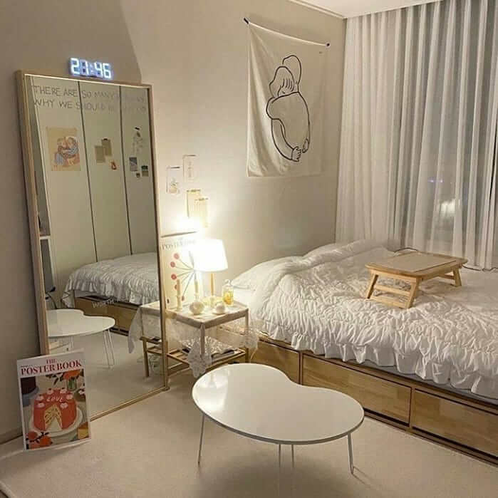 Reflect Ambient Light with a Subtle Gold Frame