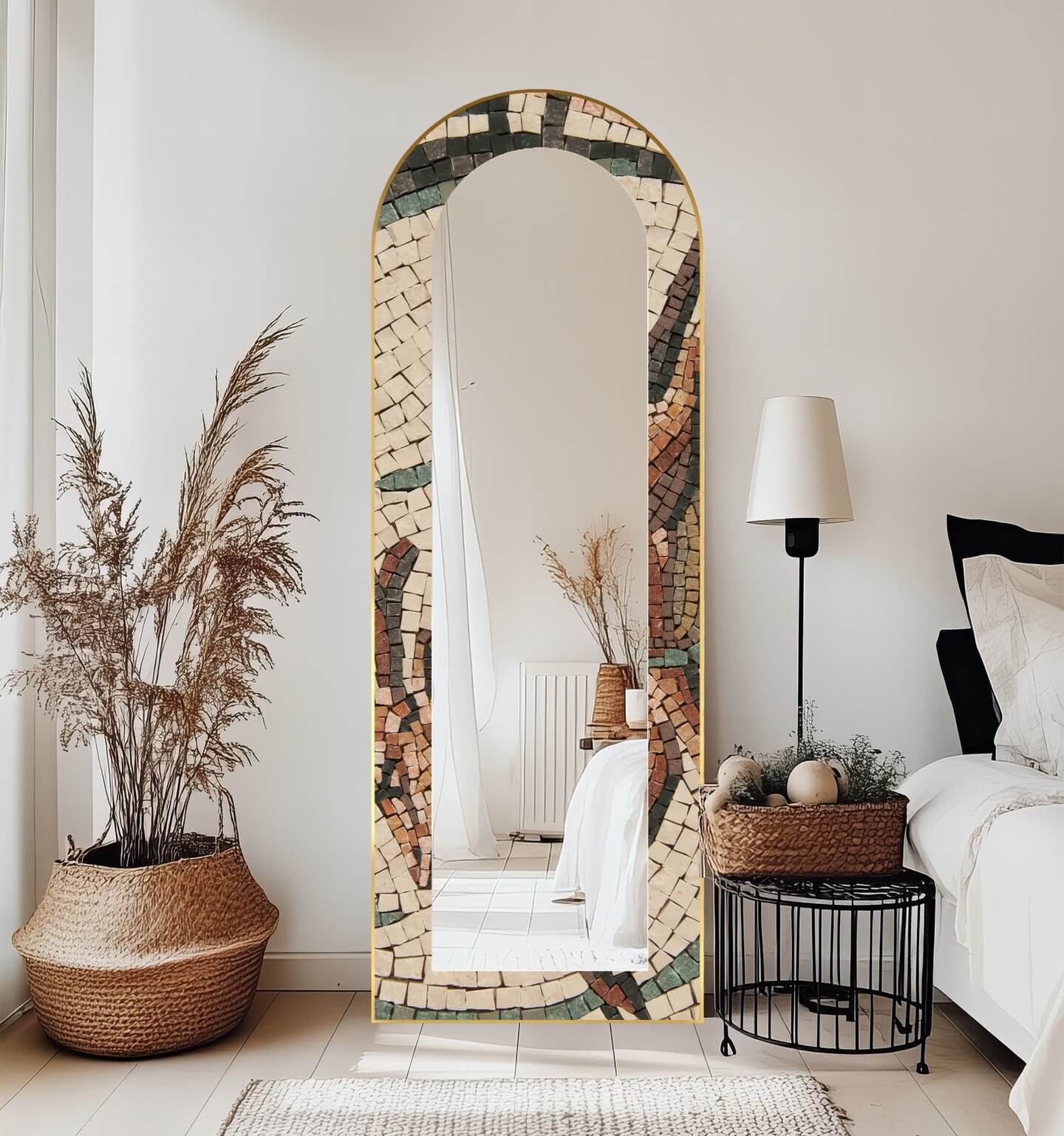 Incorporate Artisanal Craft with an Earthy Mosaic Frame